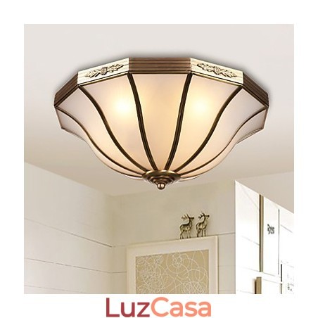 Família de luminárias de teto de cobre com design decorativo contemporâneo moderno Família de luminárias de teto de cobre com design decorativo contemporâneo moderno