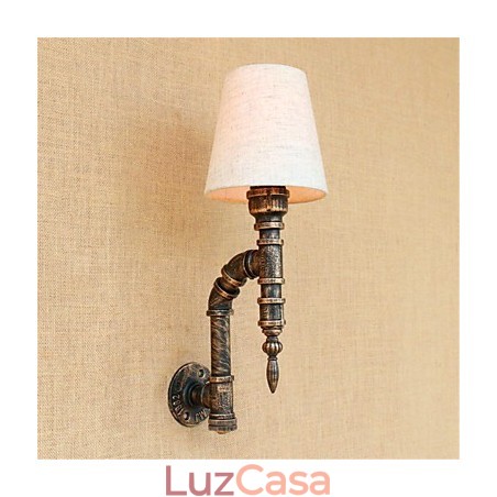 Luminária de parede rústica estilo country antique brass para iluminação ambiente Luminária de parede rústica estilo country antique brass para iluminação ambiente