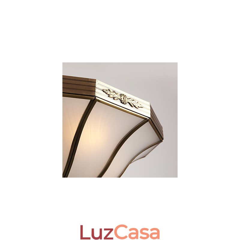 Família de luminárias de teto de cobre com design decorativo contemporâneo moderno