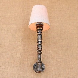 Luminária de parede rústica estilo country antique brass para iluminação ambiente