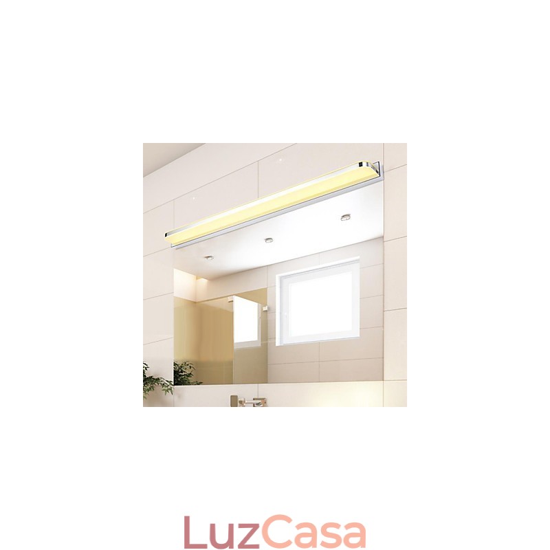 Mini Estilo Iluminação de Banheiro Moderno Contemporâneo Metal