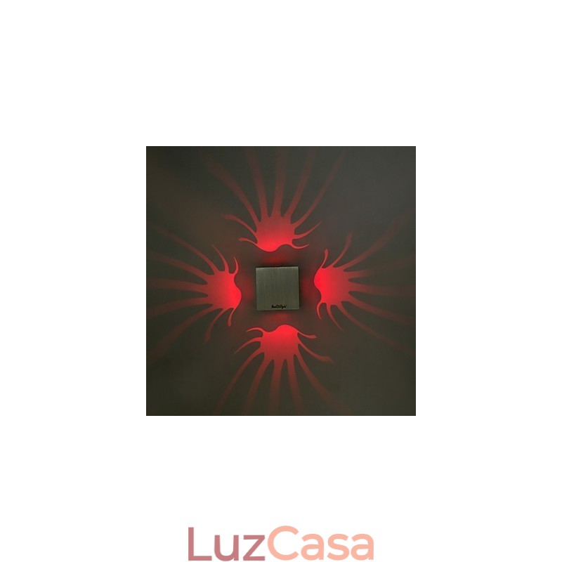 Recurso eletrogalvanizado contemporâneo moderno para arandelas de parede com luz ambiente Luz de paredeV