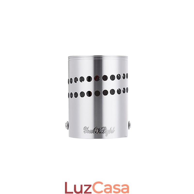 Recurso eletrogalvanizado contemporâneo moderno para luz ambiente Montagem embutida na parede V