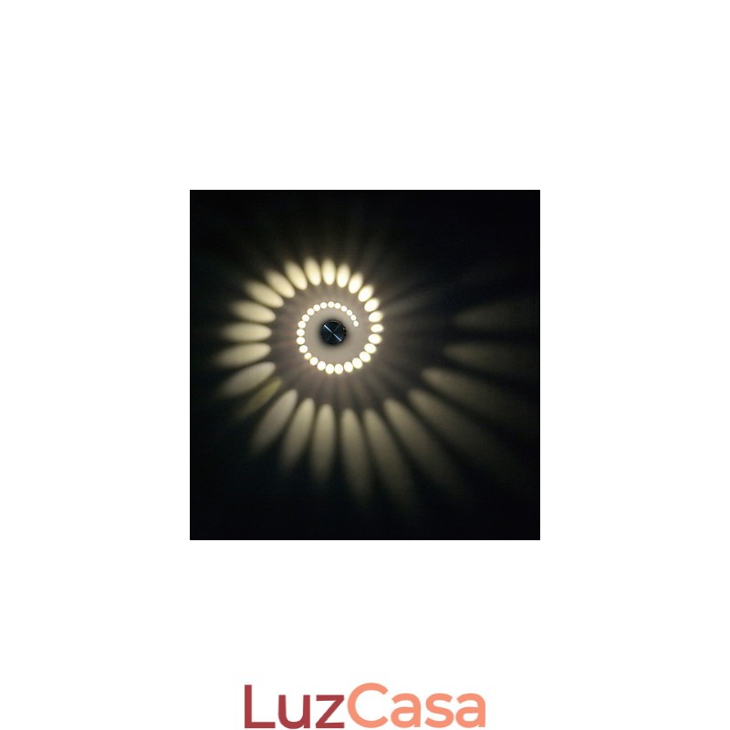 Recurso eletrogalvanizado contemporâneo moderno para luz ambiente Montagem embutida na parede V