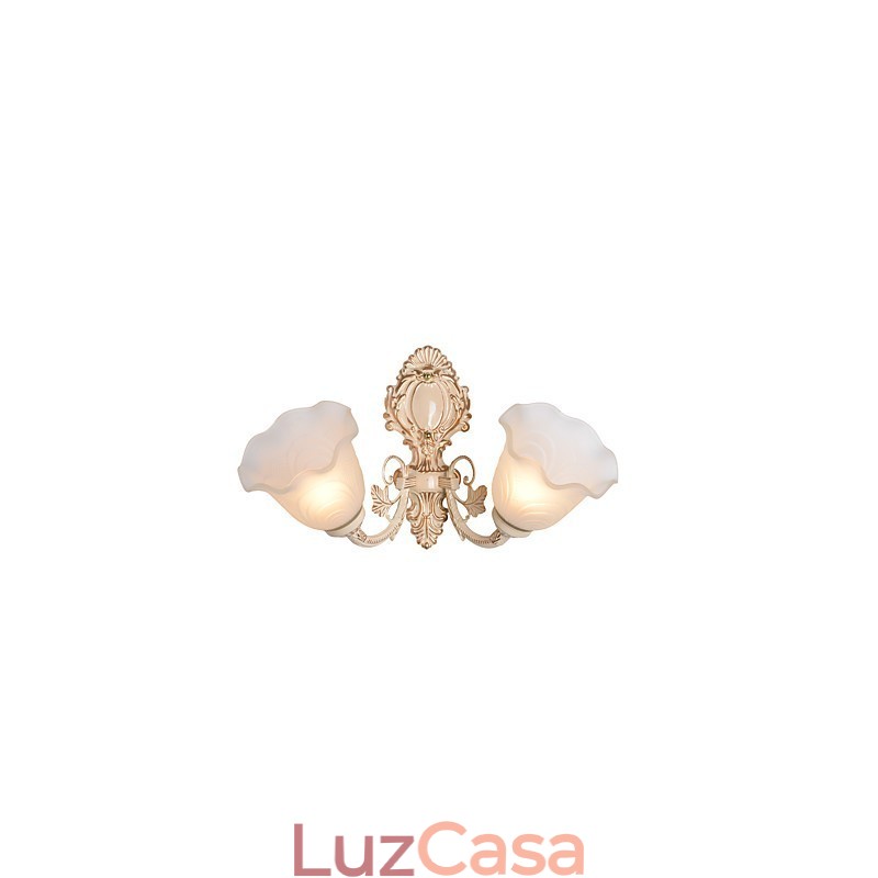 Recurso de pintura country para arandelas de parede estilo mini uplight, luminária de parede