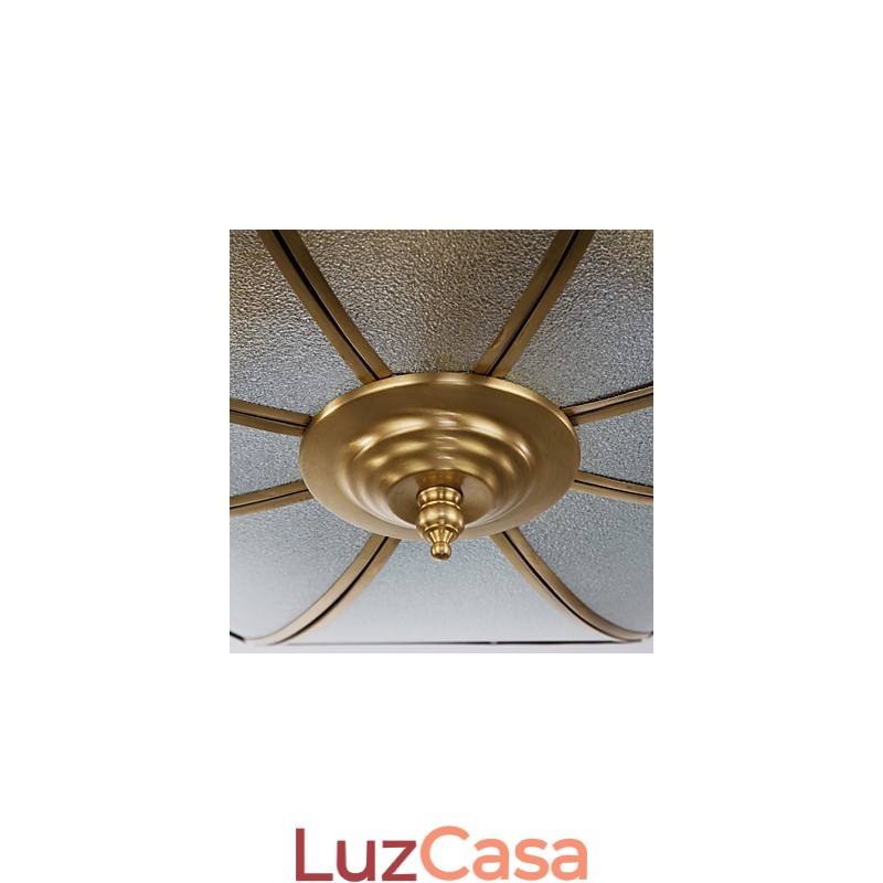 Família de luminárias de teto de cobre com design decorativo contemporâneo moderno