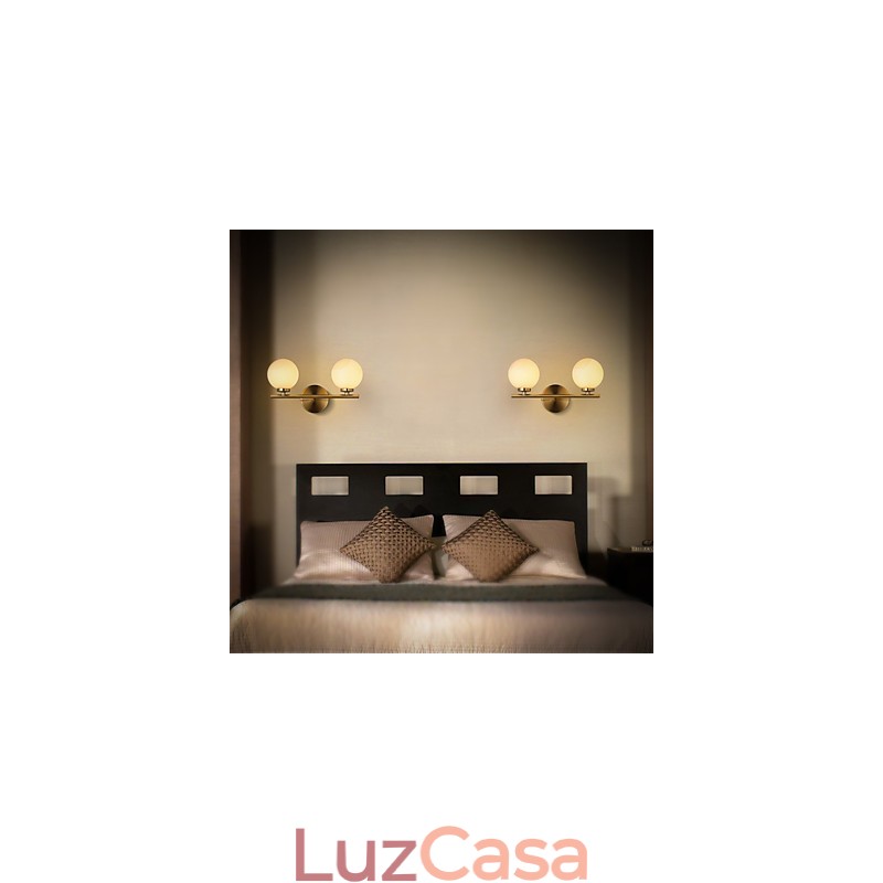 Luminária de parede moderna contemporânea bronze com recurso para estilo mini uplight arandelas de parede luz de parede