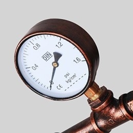 Luminárias de parede vintage industriais em formato de leme de madeira, luzes giratórias criativas para decoração de restaurante, café, bar