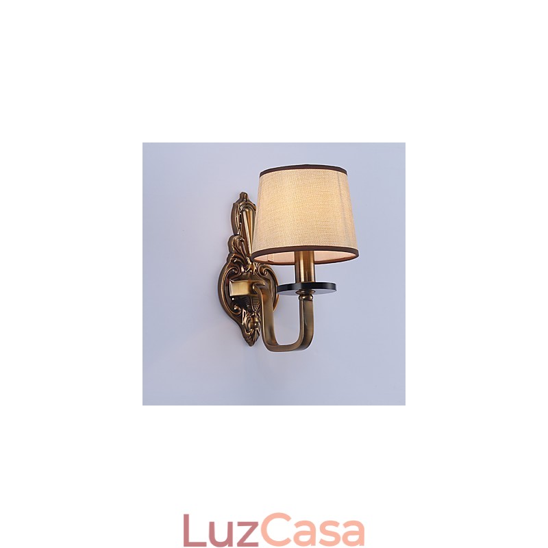 Recurso tradicional clássico galvanizado para proteção ocular Arandelas de parede Downlight Luminária de parede