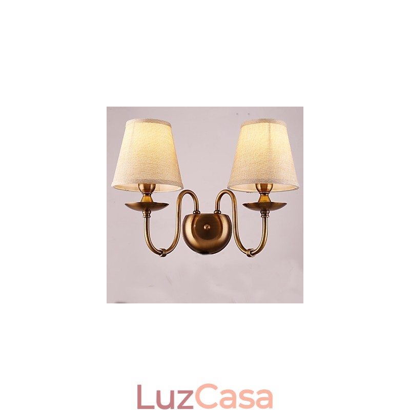 Recurso tradicional clássico galvanizado para proteção ocular Arandelas de parede Downlight Luminária de parede