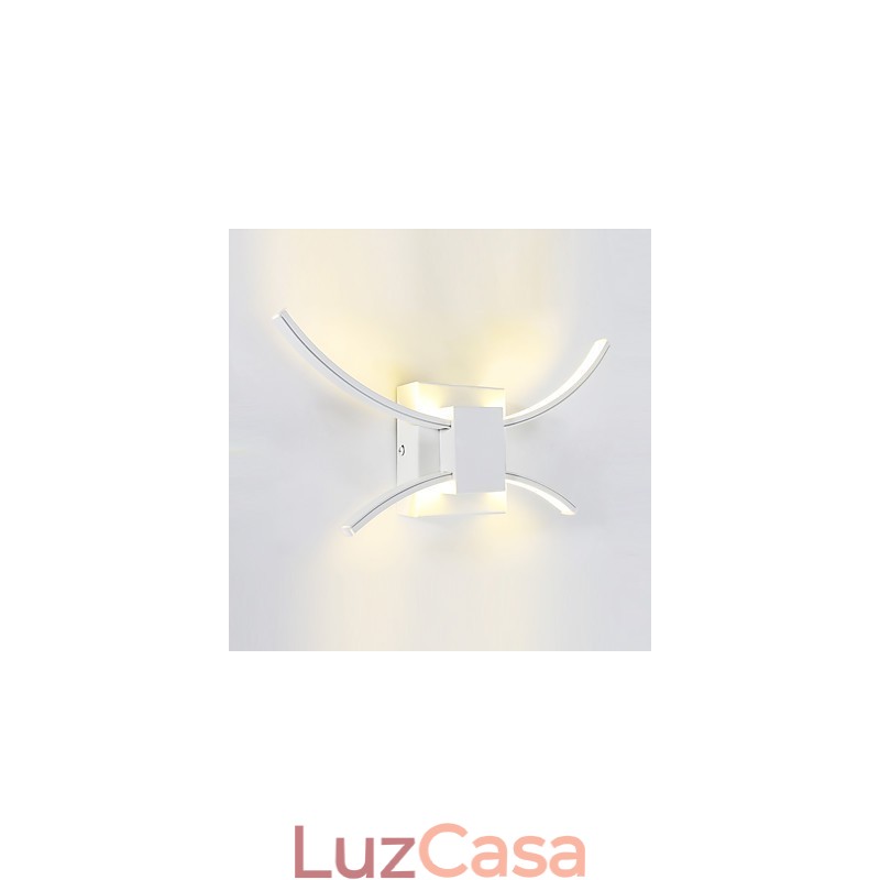 Recurso integrado moderno contemporâneo anodizado para proteção ocular, arandelas de parede Uplight, luminária de parede