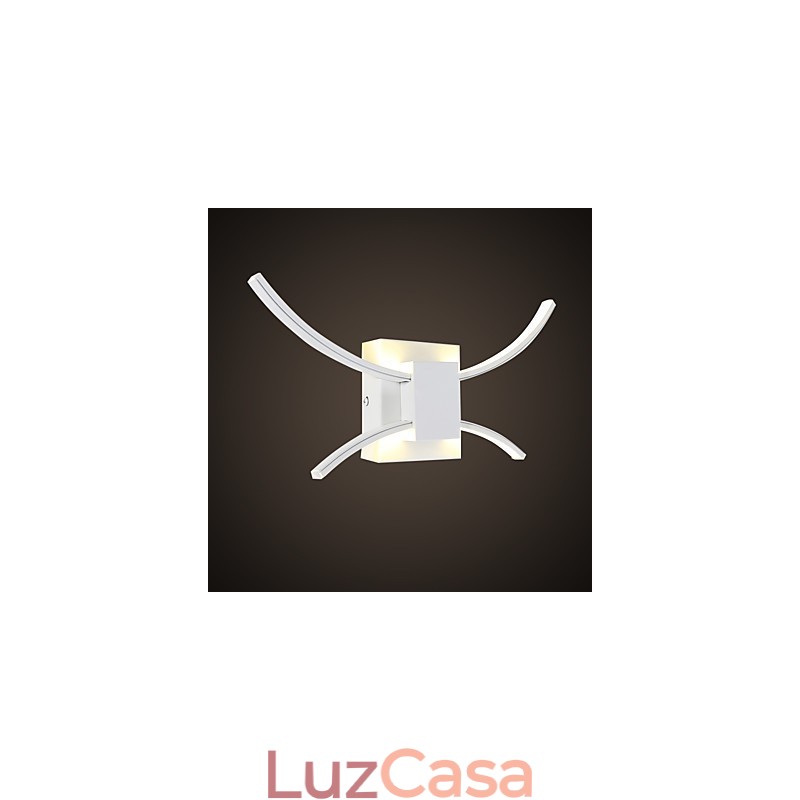 Recurso integrado moderno contemporâneo anodizado para proteção ocular, arandelas de parede Uplight, luminária de parede