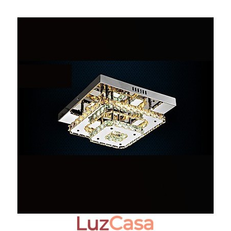 Luminárias de teto de cristal embutidas transparentes ou âmbar K9 para CE interno Luminárias de teto de cristal embutidas transparentes ou âmbar K9 para CE interno