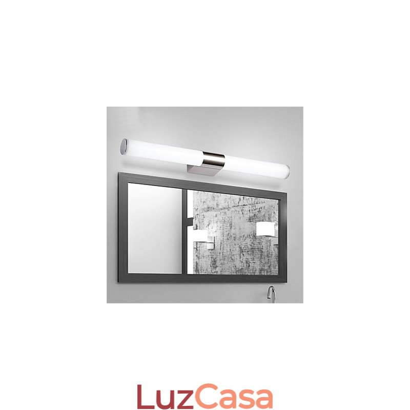 Lâmpada de espelho de alta qualidade Luzes de banheiro 85 265V Luzes de parede de aço inoxidável e acrílico Iluminação de maquiagem