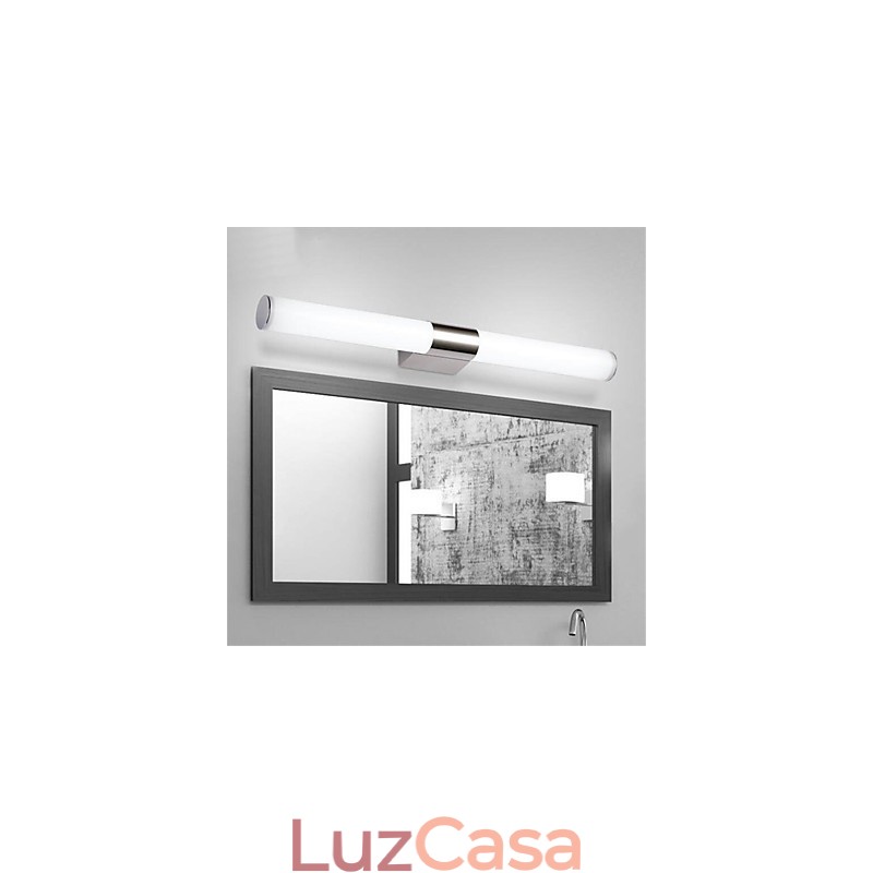 Lâmpada de espelho de alta qualidade Luzes de banheiro 85 265V Luzes de parede de aço inoxidável e acrílico Iluminação de maquiagem