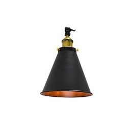 Luminária de parede de ferro Buzz Paint, luminária de parede única, abajur preto e branco, sabre de luz, na parede