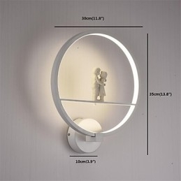 Arandelas de parede modernas e contemporâneas integradas para estilo mini, luz ambiente, luz de parede