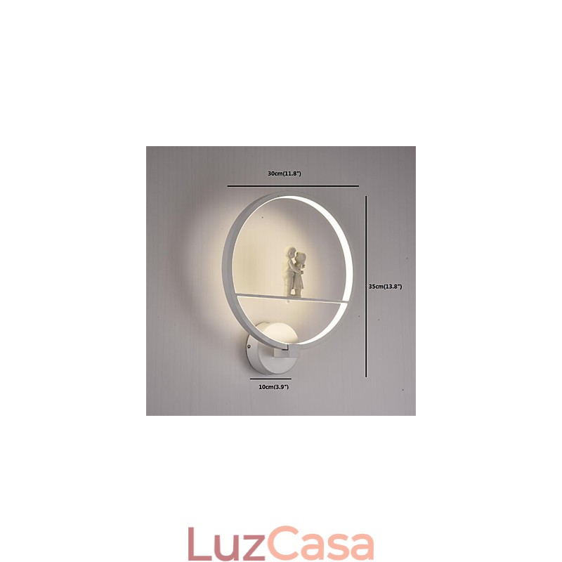 Arandelas de parede modernas e contemporâneas integradas para estilo mini, luz ambiente, luz de parede