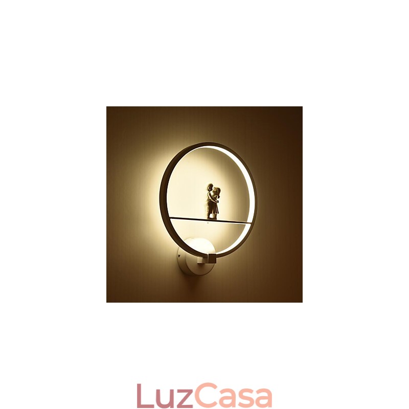 Arandelas de parede modernas e contemporâneas integradas para estilo mini, luz ambiente, luz de parede