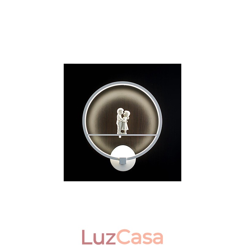 Arandelas de parede modernas e contemporâneas integradas para estilo mini, luz ambiente, luz de parede