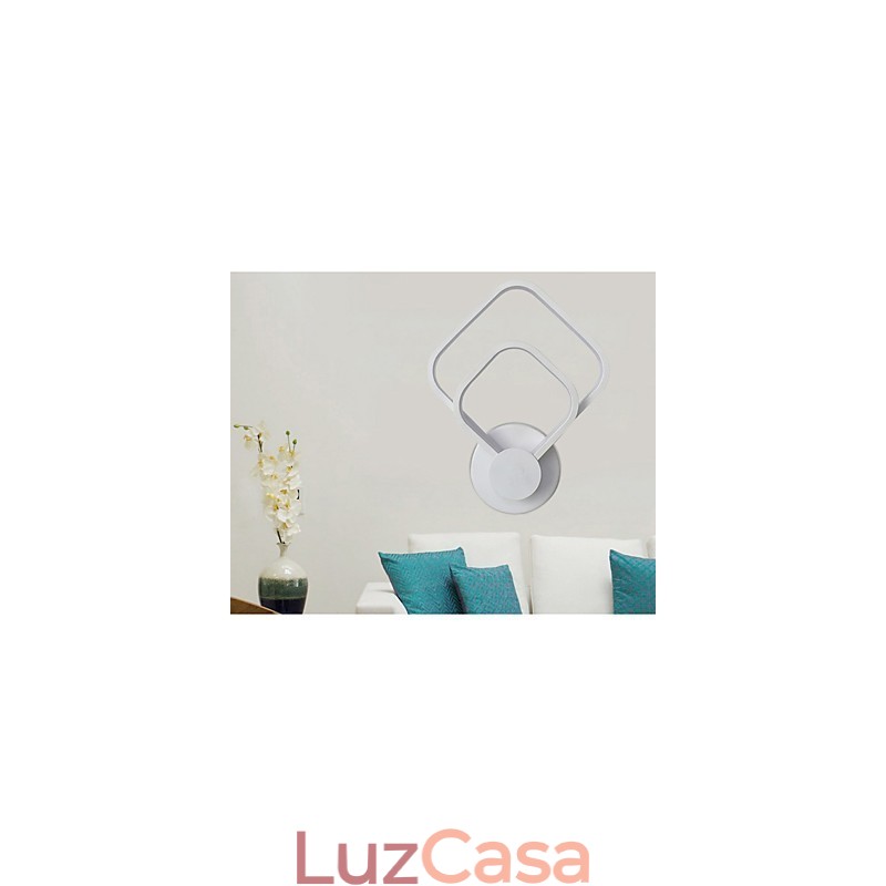 Pintura contemporânea moderna integrada para arandelas de parede com luz ambiente