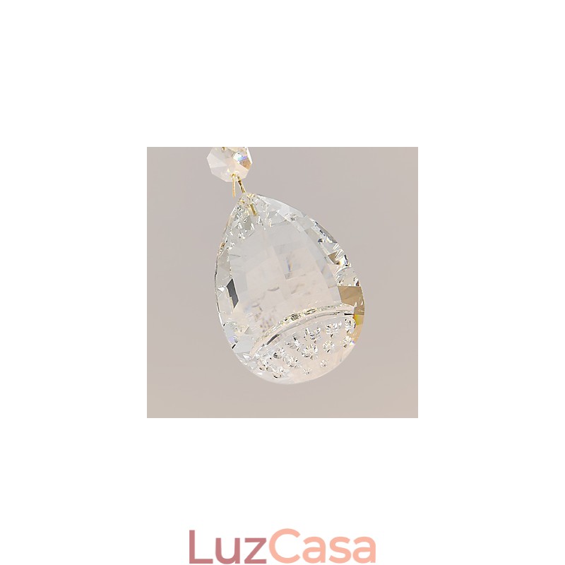 Recurso eletrogalvanizado contemporâneo moderno para arandelas de parede de luz ambiente de cristal