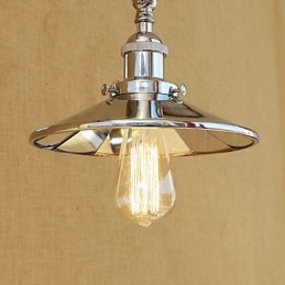 Lodge rústico Country Retro galvanizado com recurso para luz ambiente de braço oscilante estilo mini