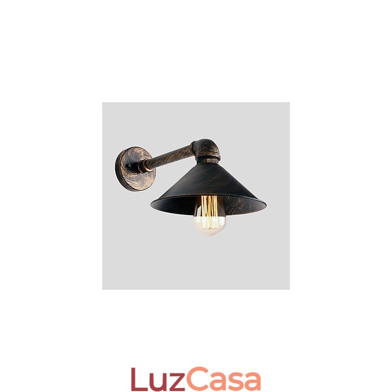 Luzes de parede de tubo de água estilo industrial retrô criativo country metal restaurante café bares mesa de bar arandelas de parede