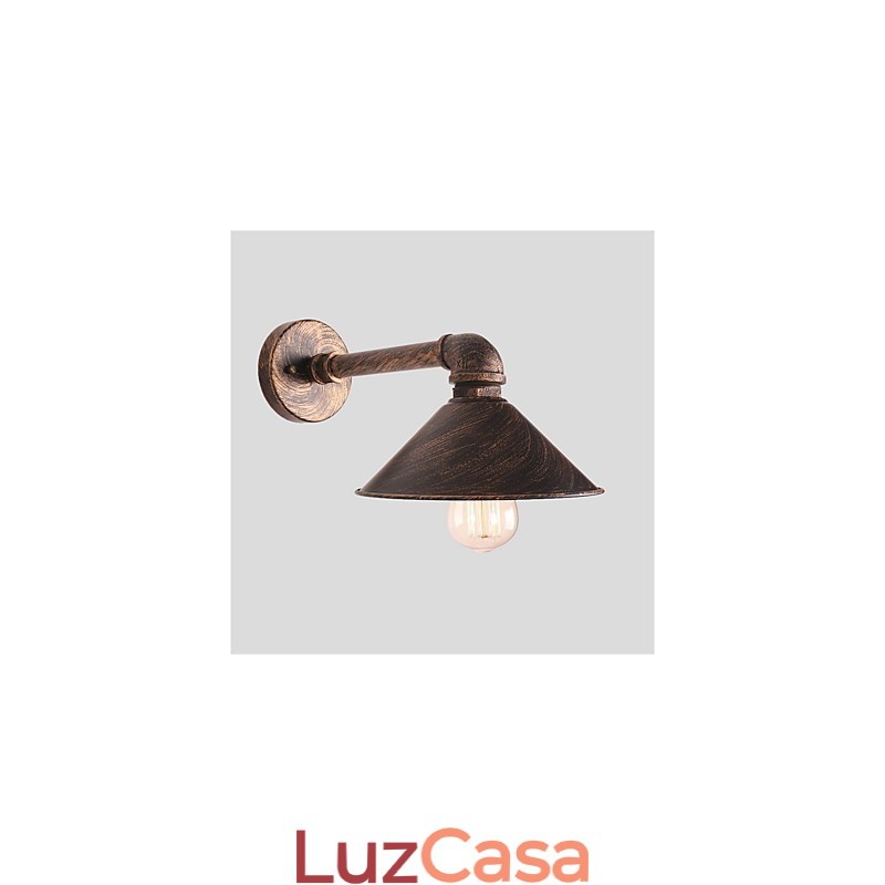 Luzes de parede de tubo de água estilo industrial retrô criativo country metal restaurante café bares mesa de bar arandelas de parede