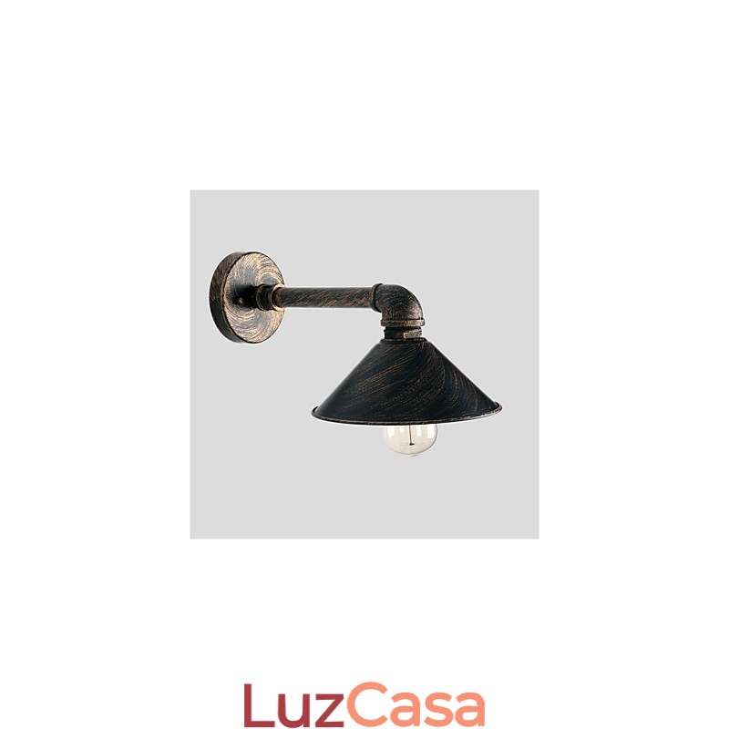 Luzes de parede de tubo de água estilo industrial retrô criativo country metal restaurante café bares mesa de bar arandelas de parede