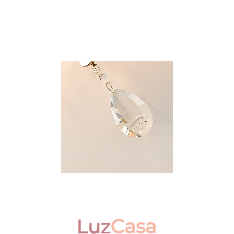 Luminária de parede moderna contemporânea galvanizada para proteção ocular, arandela de luz ambiente, luminária de parede