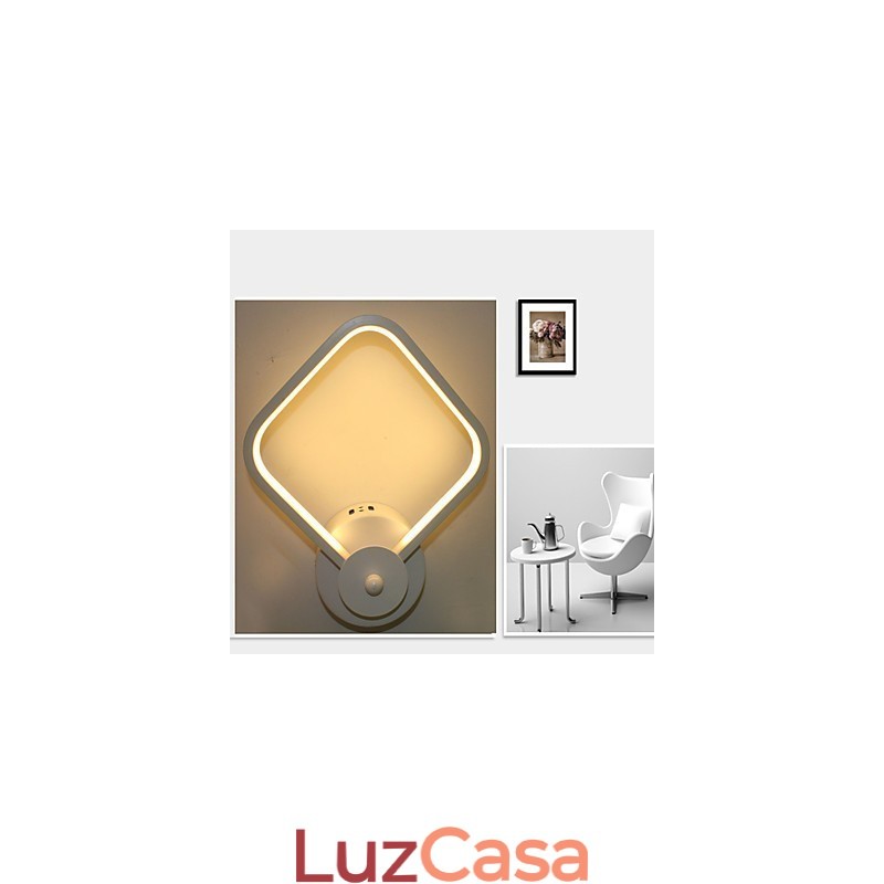 Simples e moderno quarto lâmpada de cabeceira lâmpada de parede personalidade criativa escadas lâmpada de alumínio