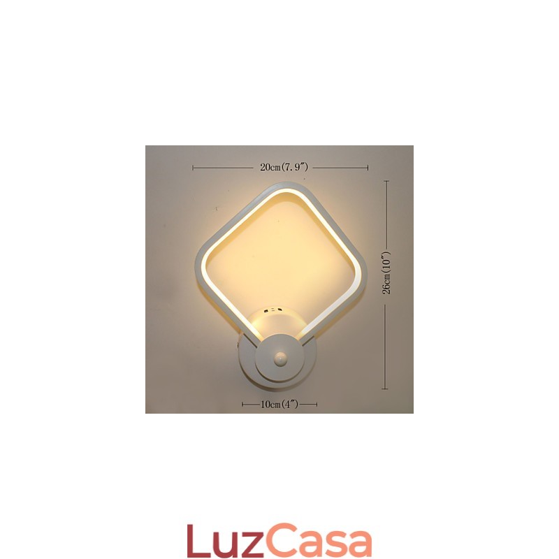 Simples e moderno quarto lâmpada de cabeceira lâmpada de parede personalidade criativa escadas lâmpada de alumínio