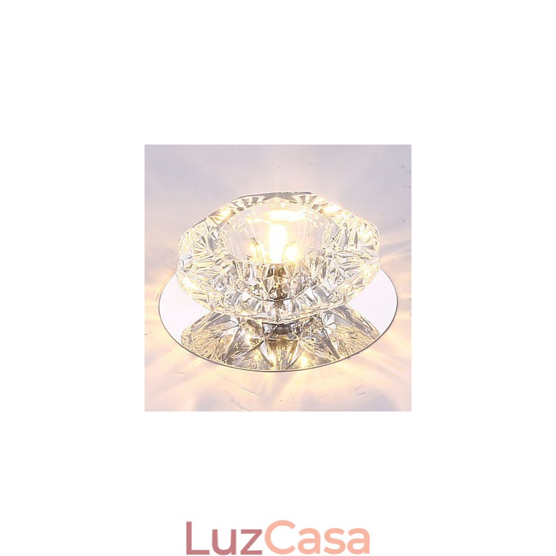 Lâmpada de teto moderna de economia de energia 3W Lâmpada de teto de cristal Lâmpada de teto para baixo