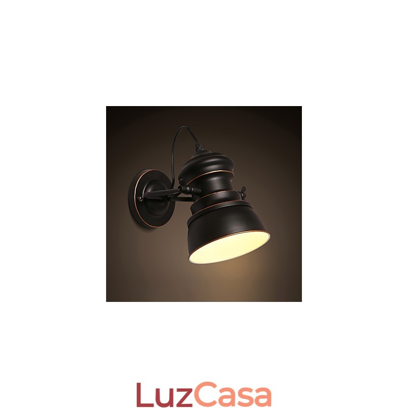 Iluminação industrial vintage retrô luxo interior quarto varanda bar corredor lâmpadas