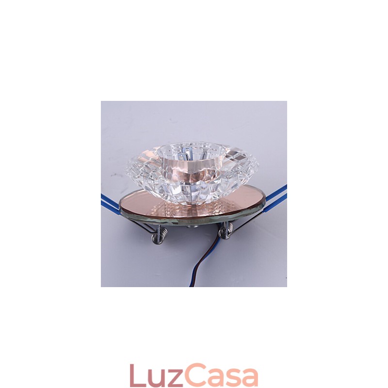 Lâmpada de teto moderna de economia de energia 3W Lâmpada de teto de cristal Lâmpada de teto para baixo