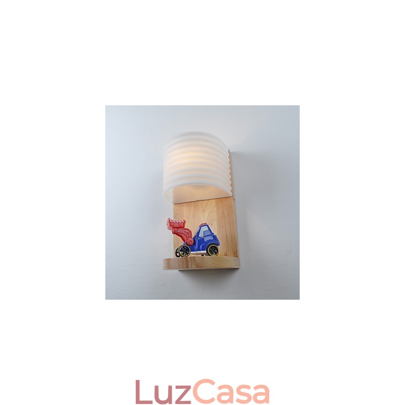 Luminária de parede simples, abajur de mesa de cabeceira com cúpula de vidro e madeira maciça para quarto, cômoda, sala de estar, quarto de bebê, dormitório universitário, mesa de centro, estantes de livros