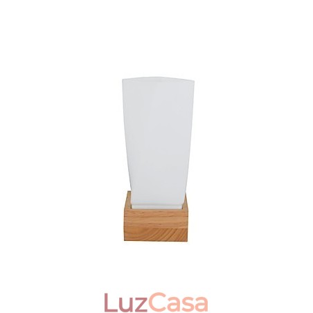 Luminária de parede simples, abajur de mesa de cabeceira com cúpula de vidro e madeira maciça para quarto, cômoda, sala de estar, quarto de bebê, dormitório universitário, mesa de centro, estantes de livros Luminária de parede simples, abajur de mesa de cabeceira com cúpula de vidro e madeira maciça para quarto, cômoda, sala de estar, quarto de bebê, dormitório universitário, mesa de centro, estantes de livros