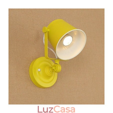Luminária de parede de aço pintado, decoração de café americano preto e branco, luminária de parede retrô, lâmpada de sabre de luz na parede Luminária de parede de aço pintado, decoração de café americano preto e branco, luminária de parede retrô, lâmpada de sabre de luz na parede