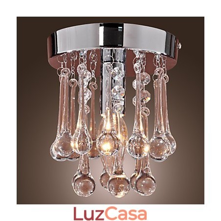 Mini estilo moderno e contemporâneo de cristal cromado embutido Mini estilo moderno e contemporâneo de cristal cromado embutido