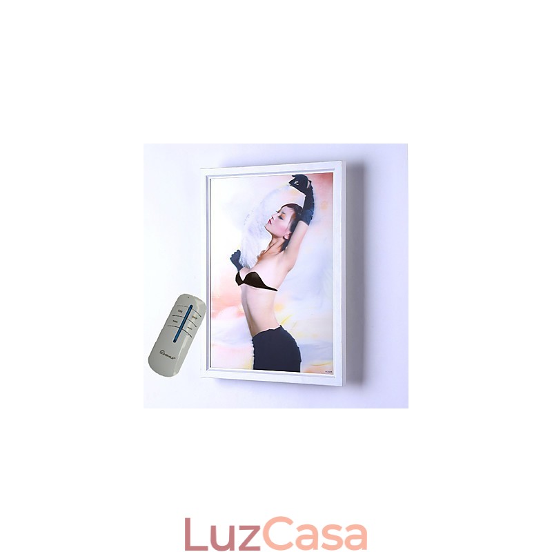 Pintura moderna contemporânea integrada, recurso de pintura contemporânea para arandelas de parede com luz ambiente