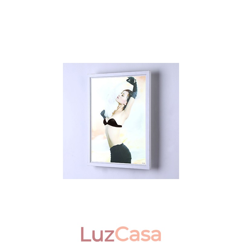 Pintura moderna contemporânea integrada, recurso de pintura contemporânea para arandelas de parede com luz ambiente