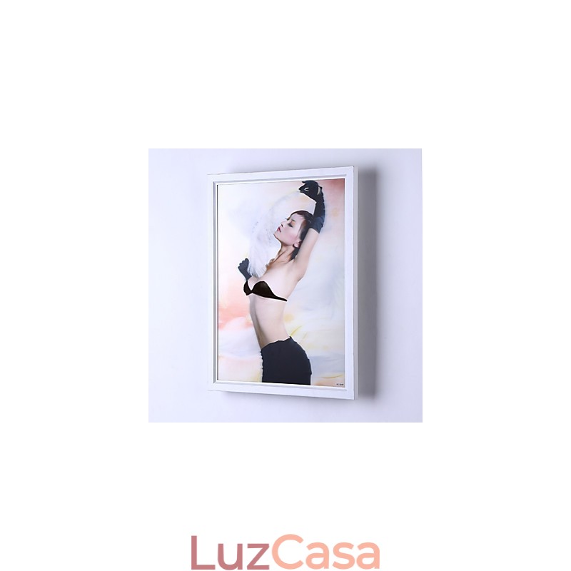 Pintura moderna contemporânea integrada, recurso de pintura contemporânea para arandelas de parede com luz ambiente