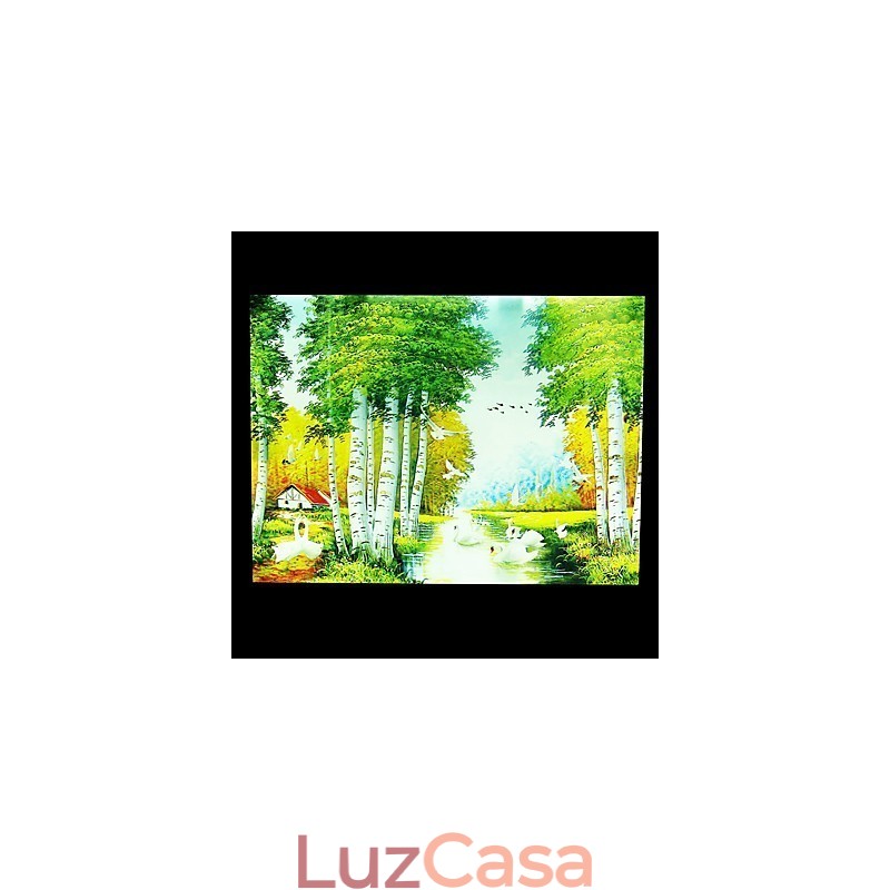 Pintura moderna contemporânea integrada, recurso de pintura contemporânea para arandelas de parede com luz ambiente