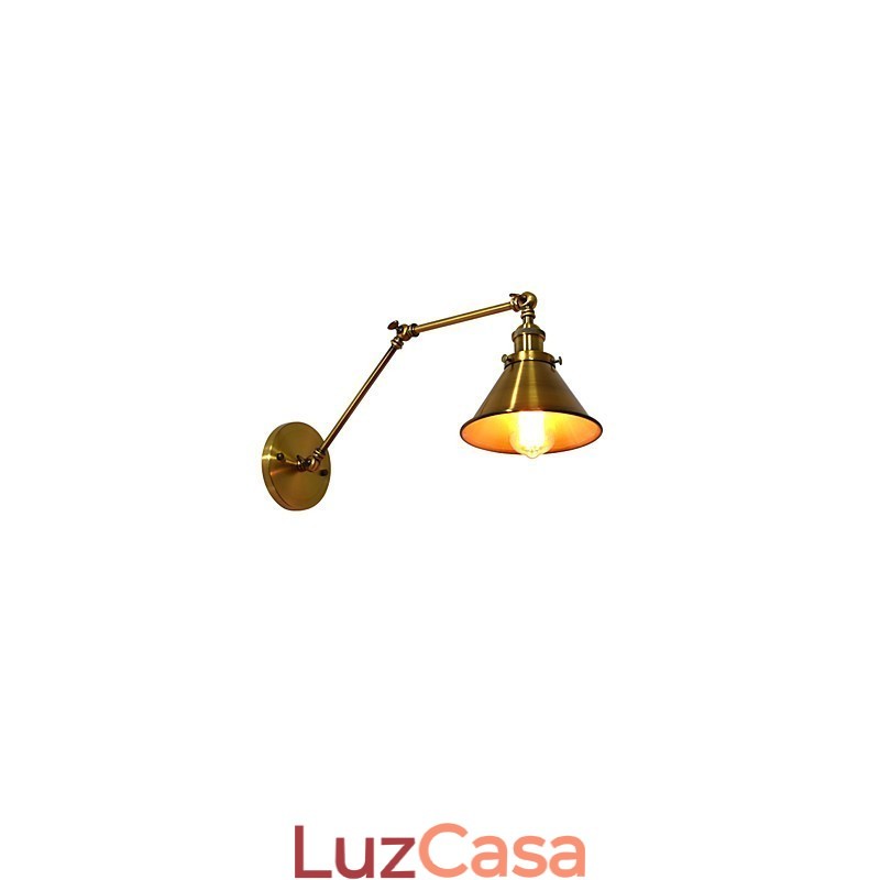 Luminária de parede Arandelas de parede Luminária de parede de ferro Lâmpada de parede sabre de luz preta muda na parede