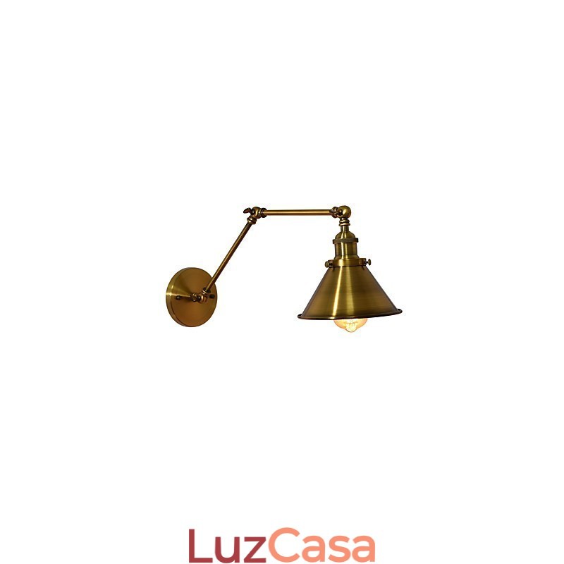 Luminária de parede Arandelas de parede Luminária de parede de ferro Lâmpada de parede sabre de luz preta muda na parede