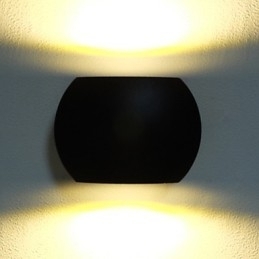 Moderno Contemporâneo Moderno Contemporâneo Country Acabamento em Óxido Preto Característica para Arandelas de Parede com Luz Ambiente