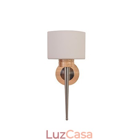 Luminária de parede simples, abajur de mesa de cabeceira com cúpula de vidro e madeira maciça para quarto, cômoda, sala de estar, quarto de bebê