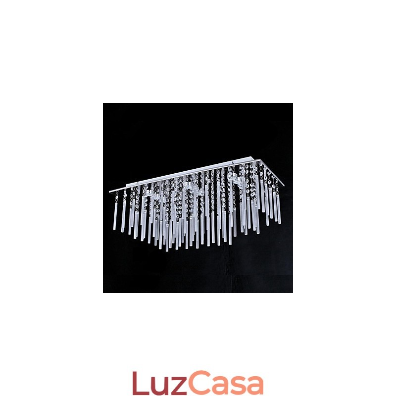 Luminária de teto 9 luzes moderna simples artística