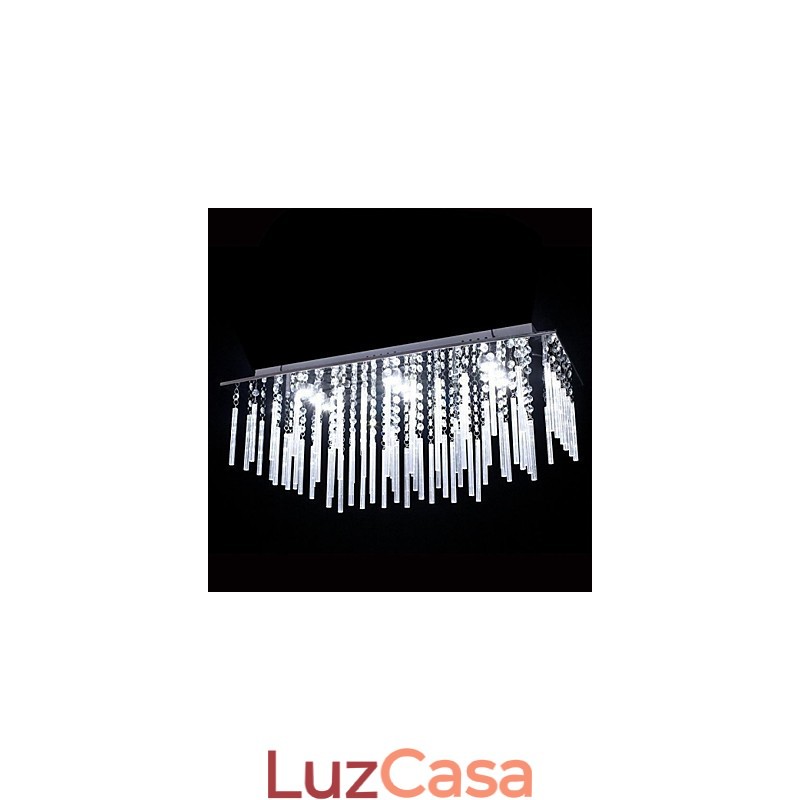 Luminária de teto 9 luzes moderna simples artística